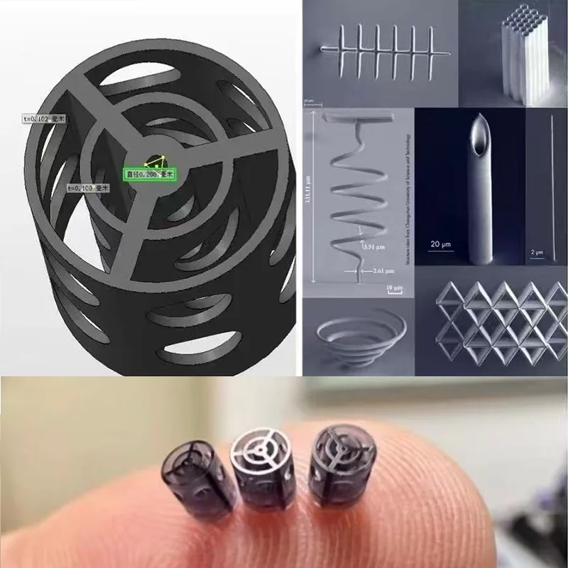 Peças de metal impressas em 3D CNC